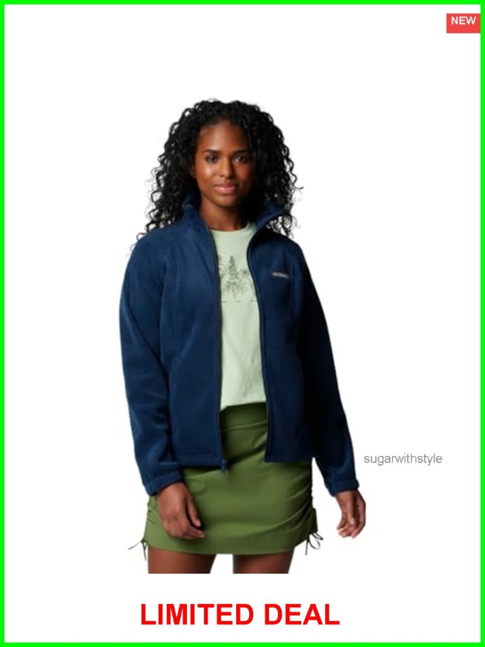 Women's Benton Springs Full Zip Fleece Jacket Polyester Classic Fit